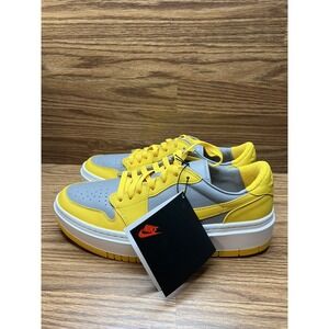 Size 12 - Jordan 1 Elevate Low Cement Gray Varsity Maize